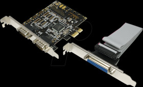 PC0033 PCI Express Card, 2x Serial &amp; 1x Parallel