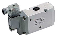 Pneumatyczne zawory elektromagnetyczne SMC 3/2 G 1/4 24V dc 3 portowy 1/4in