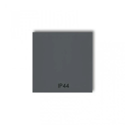 Klawisz pojedynczy do łączników IP44 grafitowy mat 28MKLH-1 LA-MI-KL-01-28-00-00