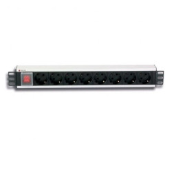 Listwa Zasilająca Rack 1.5U 250V/16A 8x Schuko 3m