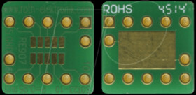 RE907 SOT 23-10 adapter 0.95-mm pitch RM 2.54 mm