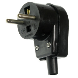 Wtyk Sieciowy WT-20S-2 Czarny 16A/230V ELGOTECH