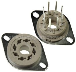Podstawka lampowa oktal do druku VT8-PT long pins Micalex Belton