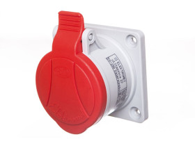 Gniazdo tablicowe proste 16A/5p/400V GTP 16-5 gniazdo siłowe 921830 ELEKTROMET