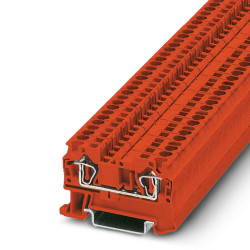 Blok zacisków przelotowych Phoenix Contact poziomy: 1 28 → 12AWGObudowa ze sprężyną ST 4 RD 800 V