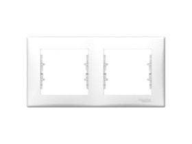 SEDNA Ramka 2 podwójna pozioma biała SDN5800321 SCHNEIDER ELECTRIC