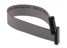 Kabel taśmowy 20-żyłowy raster 1.27mm Płaski, AWG 30 AWG Nieekranowany Samtec -40 → +105 °C.