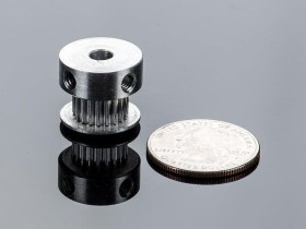 Adafruit Aluminum GT2 Timing Pulley - 6mm Belt - 20 Tooth - 5mm Bore