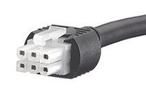 Kabel przewód-płytka, Mini-Fit Jr., 300 V AC, 6,5 A, raster: 4.2mm, 500mm, Cyna, Czarny