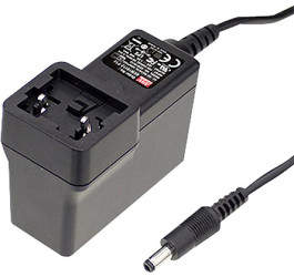 Adapter AC/DC Uwy 7.5V dc Iwy 3.33A Złącze 2,1 x 5,5 x 11 mm, biegun dodatni w środku 25W, typ wtyczki: Wtyk