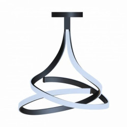 Lampa sufitowa VISO kolor czarny metal/aluminium, silikon, LED 5300 Lm 3000K IP20 MX9932-2-3BD Zuma Line