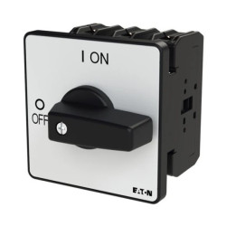 Rozłącznik ZAŁ-WYŁ, 3 bieg., 80A, montaż natablicowy, pokrętło czarne bez możliwości blokady P3-80/E EP-400919