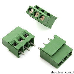 282841-3 Terminal Block 3 Pin PCB to Wire THT TYCO