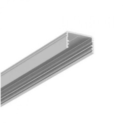 Profil UNI14 BC3/Y 2m anodowany nawierzchniowy do taśmy o szerokości max 14mm wysokość profilu 10mm szerokość 17,6mm