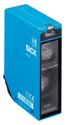 Czujniki fotoelektryczne Tłumienie tła w obudowie prostokątnej SICK z wyjściem przekaźnikowym zakres 100 do 1200 mm LED
