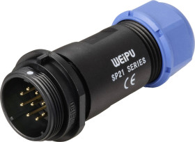 Złącze IP68 seria SP21 Weipu SP2111 / P 9 II, 1 szt.