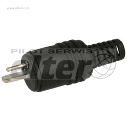 Wtyk gĹ‚oĹ›nikowy prosty na Ĺ›rubki