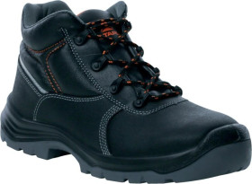 Trzewiki ze skórzanego kruponu barwionego, kolor Czarny, rozmiar: 36, PHOE2S3SNO36