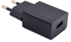Adapter AC/DC Uwy 5V dc Iwy 1.5A USB typ A 7.5W, typ wtyczki: 2-pinowa EU