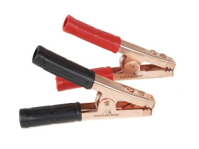 Krokodylki 600A 2szt R/B Maclean Energy MCE37 miedziowane MCE37