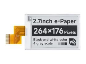Waveshare 264x176, 2.7inch E-Ink raw display