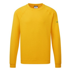 Sweter, AS24, Unisex, L, Żółty