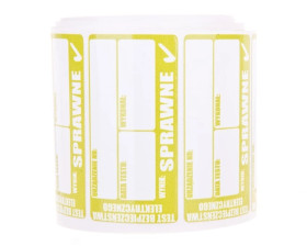 Naklejki - taśma do drukarki /Sprawne/ (rolka= 50szt )WANAKSPR