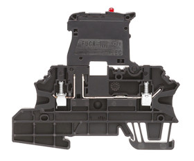 Złączka szynowa bezpiecznikowa Weidmuller poziomy: Pojedynczy 26 → 12AWGŚruba W raster: 5.08mm 6.3A 36 V