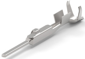 Uninsulated flat plug sleeve, 1.2 x 0.6 mm, 0.75 to 1 mm², AWG 18 to 17, copper alloy, 2-2321973-1