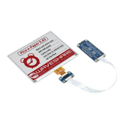 5.83" E-Paper Display Module for Raspberry Pi Pico (648×480) (Red/Black/White)