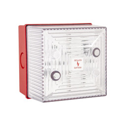 Moduł wieży sygnalizacyjnej Wizualny sygnał migającej diody LED Clifford & Snell Przezroczysty 85 → 280 V AC/DC