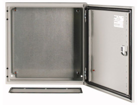 Obudowa hermetyczna natynkowa 400x400x150mm drzwi metal płyta montażowa CS-44/150 IP65 111683 EATON