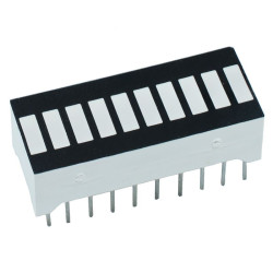 Red 10-Segment LED Bar Array Anode