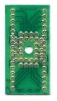 UMSMD406 Płytka - przejściówka PLCC32-DIP28 (raster 1.27mm, wym. 43x22mm)