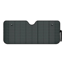 Mata przeciwsłoneczna czarna na szybę auta 145x72cm