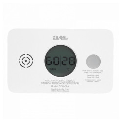 Czujnik tlenku węgla CTW-08A Czadu, ZAMEL z wyświetlaczem, pom.temperatury