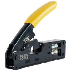 Klein Tools VDV226-107 Crimper Modular Ratcheting for Data Cables