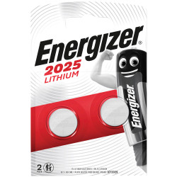 Energizer&#xAE; S5311 CR2025 Coin Lithium Battery (Pack 2)