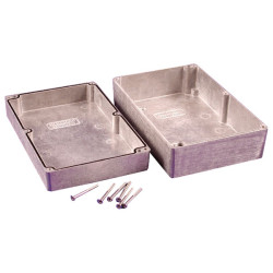 Hammond 1550Z220 Diecast Enclosure (Thick Wall, 222 x 146 x 82mm) Natural