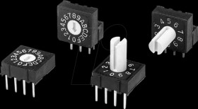 A6R-161RF Rotary coding switch, 16-pole
