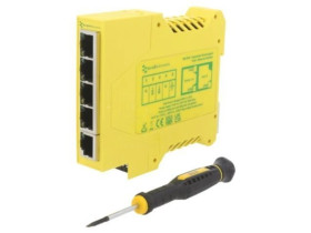 SW-525 Switch Ethernet, (niezarządzalny), liczba portów: 5, 44÷57V DC, RJ45