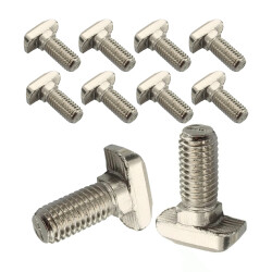 Śruba młoteczkowa T - M6 x 14mm - 10szt. - wpust - do profili aluminiowych 3030 - T-Bold