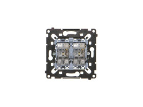 SIMON 55 Wyłącznik zwierny przycisk podwójny bez piktogramu (mechanizm) szybkozłącza SP2L2MR KONTAKT SIMON