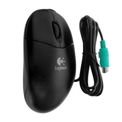 Logitech M-SBF96 Optical Mouse (PS/2, schwarz)