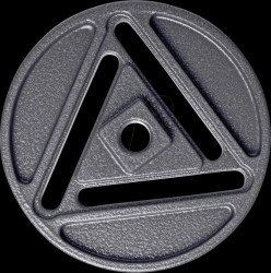 9-254 Mounting plate SPANNFIX, spare part, M12x1,5