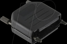 MHDPPK9-K D-Sub cap, 9-pin, straight, black, size E