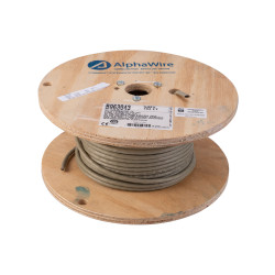Alpha Wire B963043 GE321 Grey 24AWG 7/32 BRAID Pro-Tekt (50m)