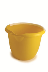 10 Ltr Bucket with Plastic Handle Yellow