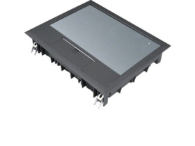 tehalit.VE-EE Pokrywa uchylna VE09 200x2 53 wykładzina 5mm czarny PA VE09059005 HAGER