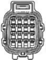 Socket, unequipped, 16 pole, straight, 4 rows, black, 368047-1